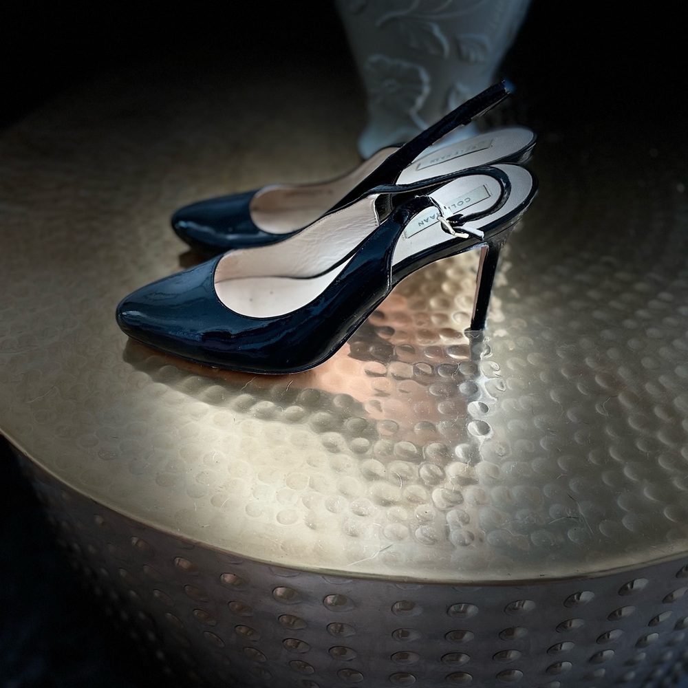 Cole Haan
Bethany Patent Leather Slingback Pump, Black
 size 7